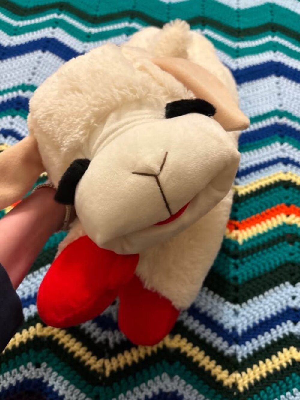 Giant Lamb Chop Plush!! New Dog Toy Plushie